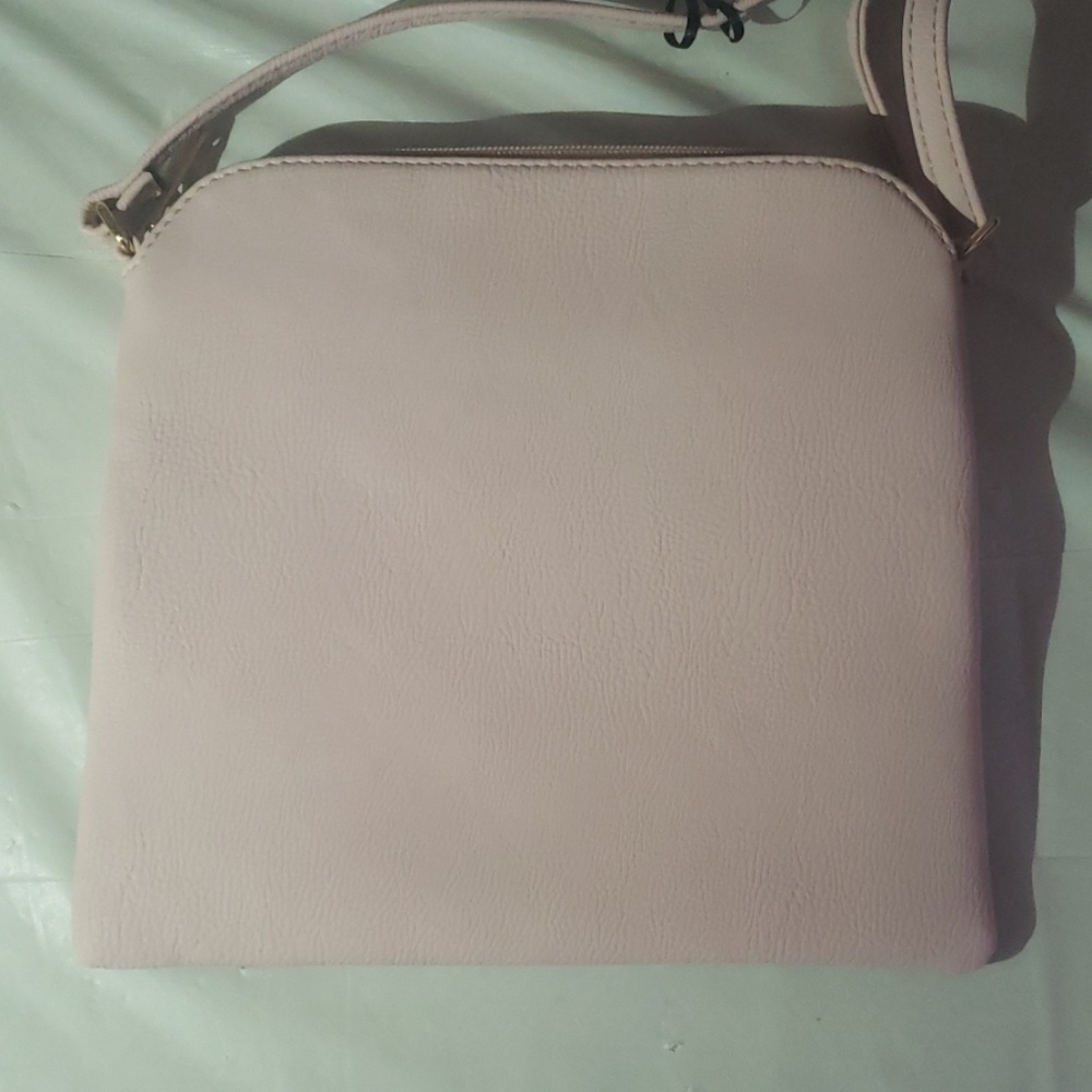 NWT! Deluxity Crossbody purse pink blue and gold - Picture 3 of 5